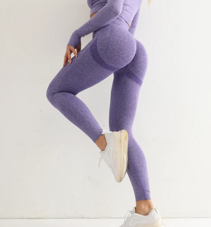 Leggins Mujer Push Up morada