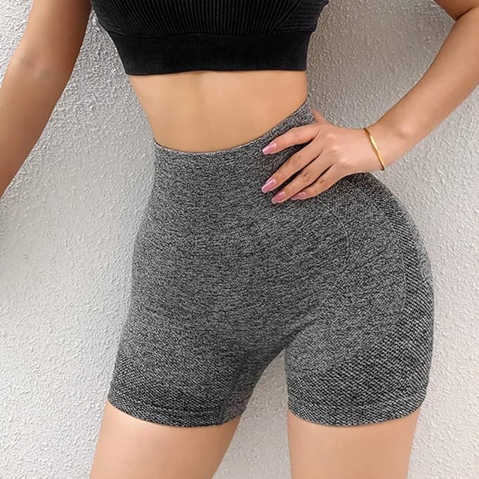 Leggings Corto Elástico Push Up Gris