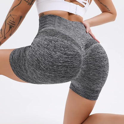 Leggings Corto Elástico Push Up Gris