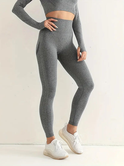 Leggins Mujer Push Up gris