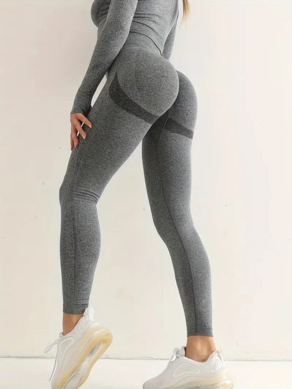 Leggins Mujer Push Up gris