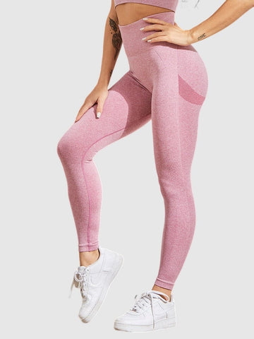 Leggins Mujer Push Up rosa