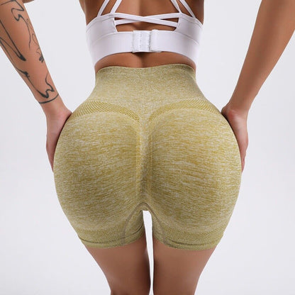 Leggings Corto Elástico Push Up verde